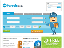 Tablet Screenshot of niparcels.com